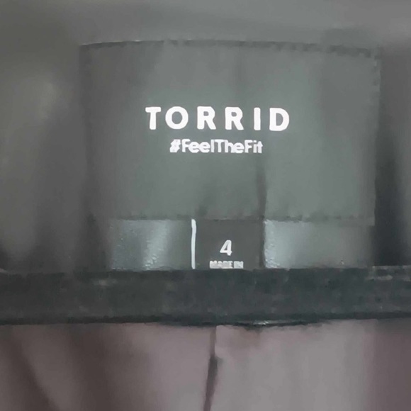 Torrid Asymmetrical Black Faux Leather Moto Jacket - Picture 7 of 12